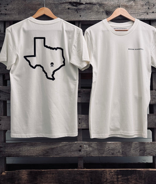 Texas Headquarters Tee - White/Black